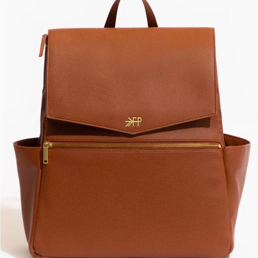Freshly Picked diaper bag in Cognac Classic
